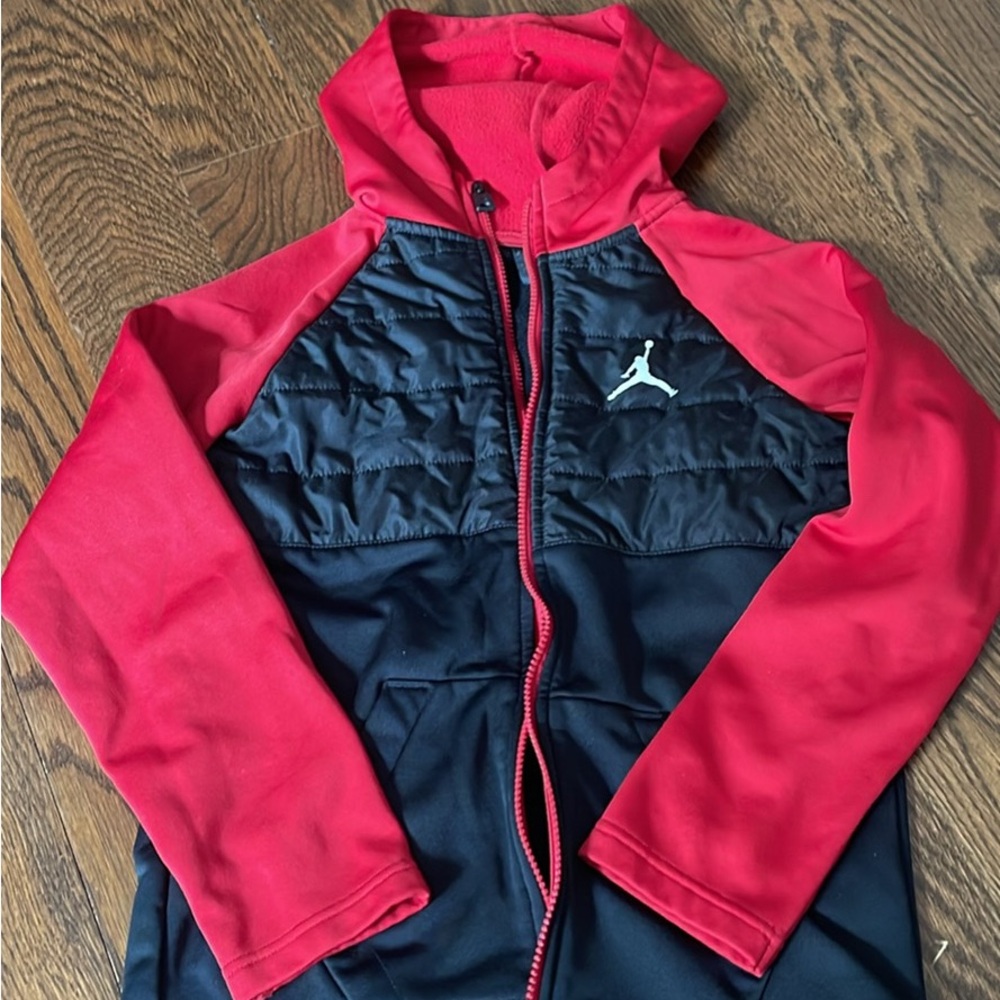 Jordan Men's Performance Jacket in Red and Black